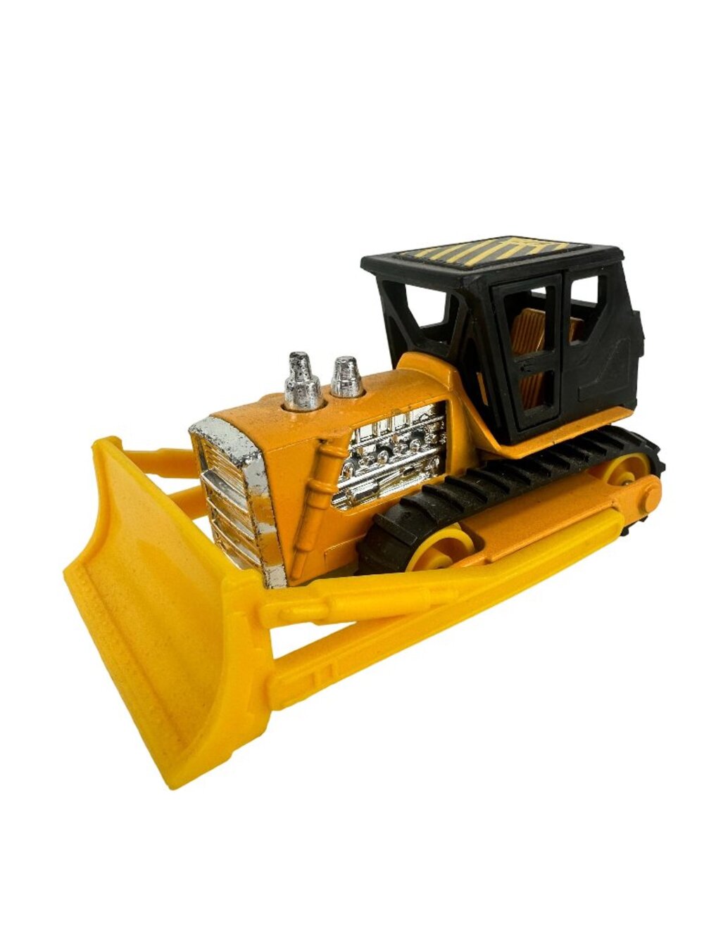 Tootsietoy Bull Dozer Plastic & Metal Model Made in China